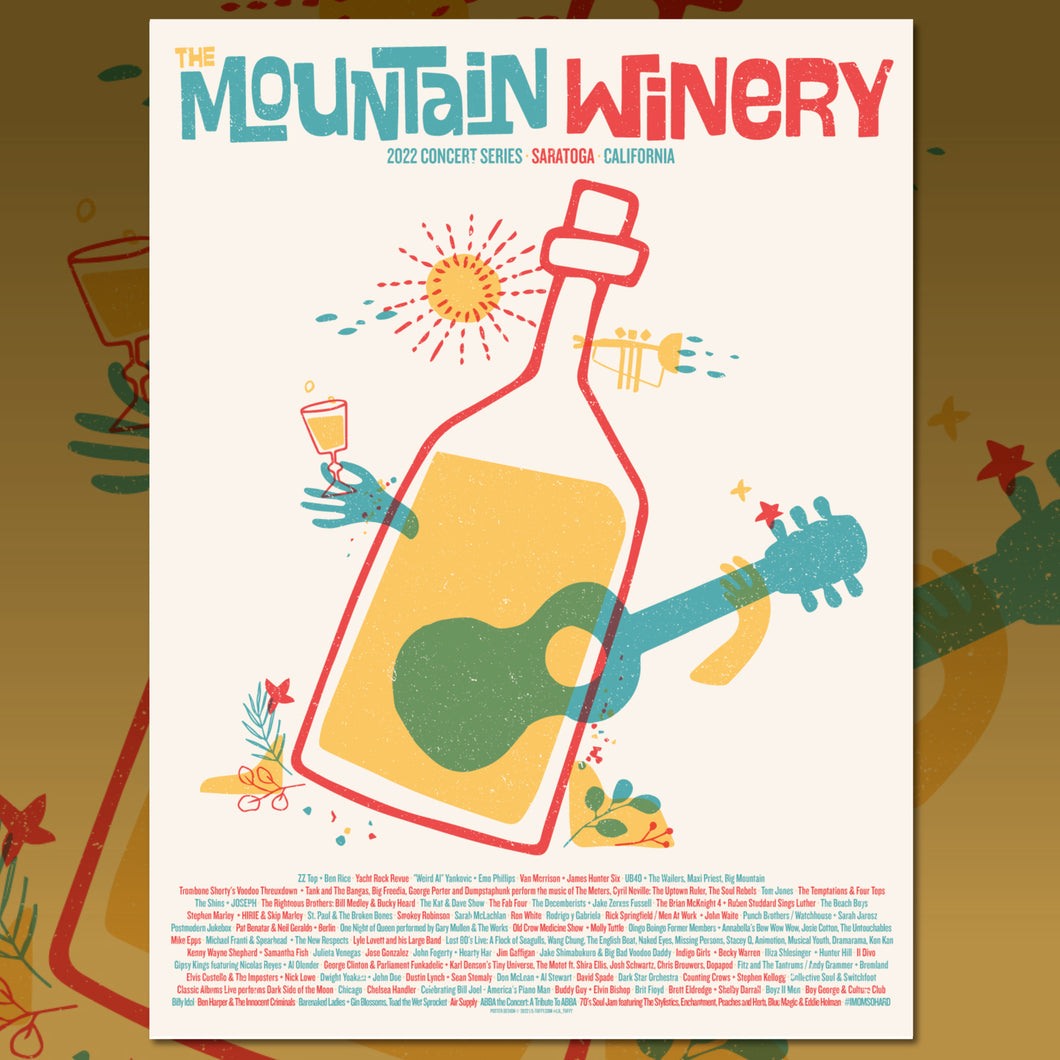 Mountain Winery Poster 2022 (Screen Printed)