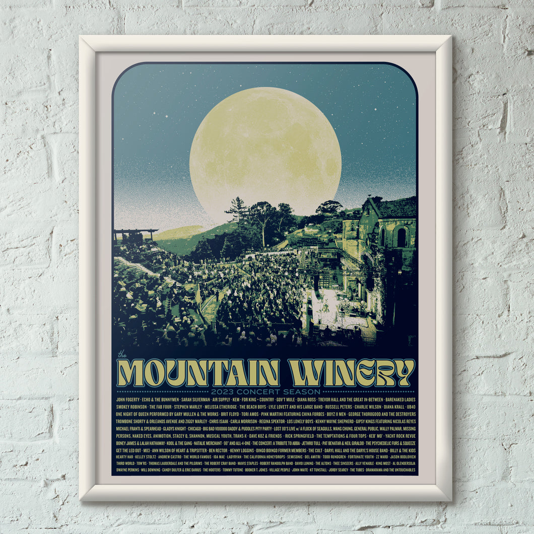 Mountain Winery Poster 2023 (Screen Printed)