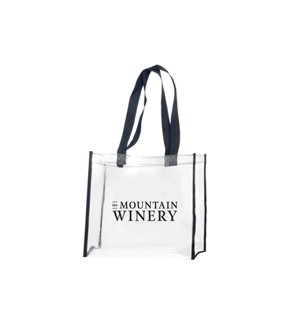 Mountain Winery Clear Tote Bag